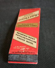Memphis, Tn. Matchbook Hotel Chisca, J. W. Scott Mgr. picture