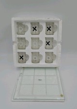 Tic Tac Toe Shot Glass Drinking Game NIB 10 Piece Set Fun NEW NEVER USED NO BOX picture