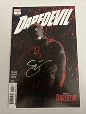 Daredevil #1 Marvel TV 3rd Print Charlie Cox SIGNED Stephanie Phillips Comic picture