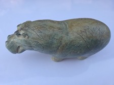 Vintage 60's Egyptian Hippo Artifact Replica Alva Museum Replica 1963 AMR RARE picture