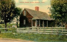 Yankee Doodle House Norwalk Antique Connecticut Postcard Unused C. 1915 picture