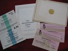 1938 the Great German ART Exhibition Program & Tickets picture