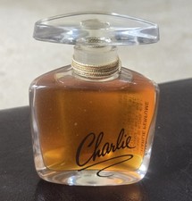 Rare Vintage Revlon Charlie Pure Perfume 1 Oz. Glass Stopper picture