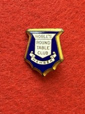 Vintage Noble’s Round Table Club Member Pin Pinback Enamel picture