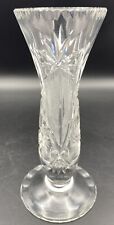Vintage Violetta Handcut 24% Lead Crystal Bud Vase Made In Poland Gift Flowers picture