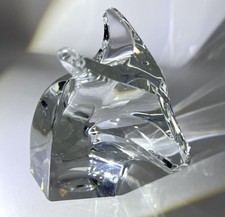 Saint Louis Cristal France Glass Horse Head 4