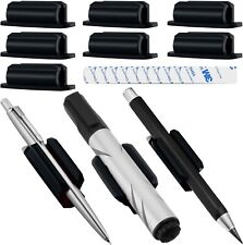 Pen Holder Set of 10, Adhesive Pen Holder for Desk or Any Surface, Pencil Holder picture