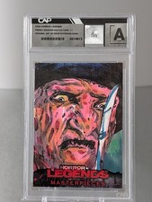 Horror Legends Masterpieces Sketch Card 1/1 Freddy Krueger Nightmare on Elm St K picture