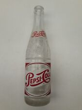 Pepsi Cola 12 OZ ACL Painted Label Bottle White Ring Oklahoma City picture