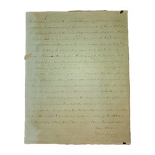1869 Congressman G.W. Lamport Letter to Pres. Grant Re: Geneva NY Postmaster picture