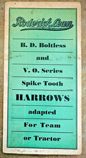 Vtg 1930s Roderick Lean Division Spike Tooth Harrow Brochure Mansfield Ohio picture