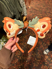 Disney Grand Californian Chip n Dale Chestnut Loungefly Minnie Ear Headband New picture
