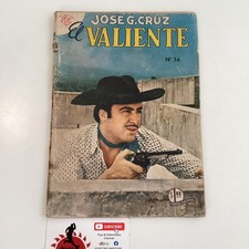 1961 SPANISH MEXICAN COMICS EL VALIENTE #34 JOSE G CRUZ JGC COMIC MEXICO picture