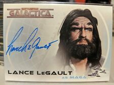 Complete Battlestar Galactica Lance LeGault A6 Autograph Card as Maga NM d. 2012 picture