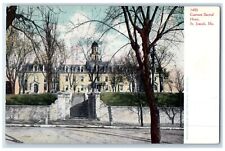1908 Convent Sacred Heart Exterior Building St. Joseph Missouri Vintage Postcard picture