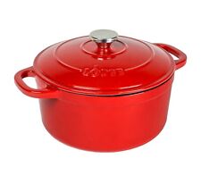 Lodge 5.5 Quart Enameled Cast Iron Dutch Oven, Red picture