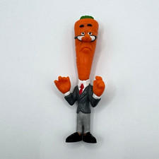 Rare VTG 1980s California Raisins Cecil Carrot PVC Figure Claymation Applause picture