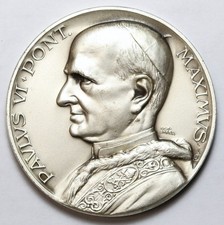 Pope Paul Paulus VI Italy Medal - S.S. Virgo Lauretana - High Relief - C. Affer picture