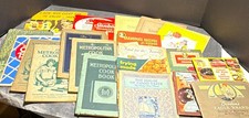 Vintage Lot of Cookbook & Recipe Booklet 1920-1959 Metropolitan Cook Book & More picture