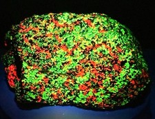 SPARKLING Willemite, Calcite, Franklinite, & Mica Fluorescent Mineral Specimen picture