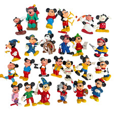 Vintage Disney Mickey Mouse 1980's PVC Figurine Lot of 25 Costumes Applause 2