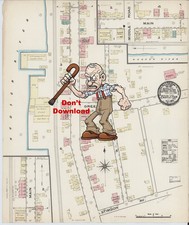 1884  Map COPY Castleton on  Hudson New York Highly Detailed Map  16