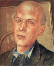 Dream-art Oil painting Kuzma-Petrov-vodkin-Portrait-of-Andrei-Bely man portrait picture