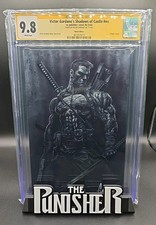 PUNISHER SHADOWS OF CASTLE CGC SS 9.8 SIGNED VICTOR GARDUNO B & W METAL EDITION  picture