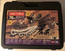 Craftsman 933576 76pc Mechanics Tool Set USA Made Partial Set Socket Lot picture