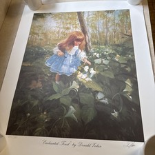 1993 PEMBERTON & OAKES “Enchanted Forest” DONALD ZOLAN LITHOGRAPH Auto 604/880 picture