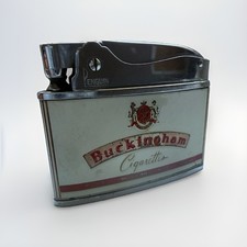 Vintage Penguin Buckingham Cigarettes Automatic Pocket Lighter Working Spark picture