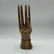 Vintage Carved Wooden Hand Decoration/Jewelry Holder picture