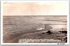 showing shoreline salton sea WESTMORELAND CALIFORNIA rppc picture