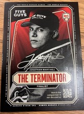 Five Guys World Burger Games Card Jonathan Martinez The Terminator picture