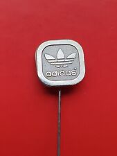 Pin badge ADIDAS sport sports equipment Germany producer  silver variant picture