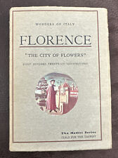 FLORENCE THE CITY OF FLOWERS - 1931 - The Medici Series No. 3 - Vintage picture