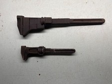 Vintage Monkey Wrenches Adjustable Plumbers Tool BEMIS & CALL BILLINGS USA Made picture