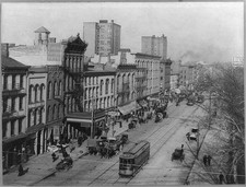 Photo:State Street Columbus Ohio 1901 Streetcar Downtown Scene picture