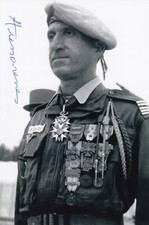 Paul Aussaresses Signed Autograph 4x6 Photo French Soldier Jumped Into Germany picture