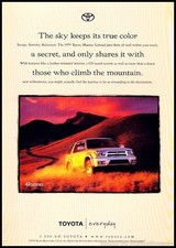 1999 Toyota 4Runner Limited Vintage Advertisement Print Art Car Ad J471 picture