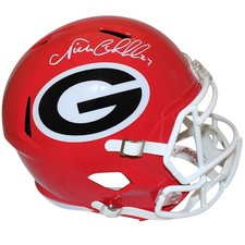 Nick Chubb Autographed Georgia Bulldogs Deluxe Full-Size Replica Helmet - Becket picture