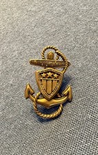 •RRL• Badge Vintage Nautical/Anchor Pin Double RL Ralph Lauren picture