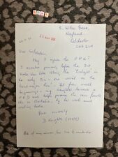 RARE , Interesting,Peace Antiwar Pacifism Pacifist Letter , Vintage picture