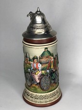 Vintage All Heil Bicycle Original THEWALT Lidded Beer Stein #724/5000 Limited picture
