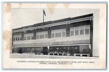 Red Wing Minnesota Postcard Goodhue County Co-Operative Department Store c1920 picture