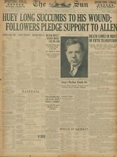 Senator Huey Long Dead Assassin Carl Weiss Roosevelt Silent September 10 1935  picture