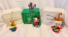 Vintage Disney Grolier Christmas Magic Ornament Lot Trio - Pooh Tigger Piglet picture