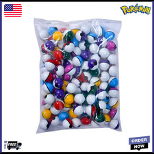 100 Ball (3cm) Pokemon Pokeball Toy Figurines Mini Figure Toys Pocket Monster picture