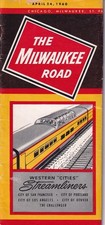 1959-1960 Chicago Milwaukee St Paul & Pacific Railroad - passenger timetable picture