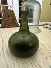 Antique 18th Century Glass Onion Bottle picture